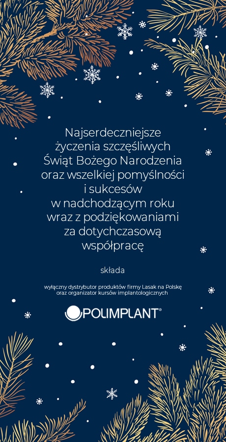 Bożonarodzeniowe życzenia od firmy Polimplant